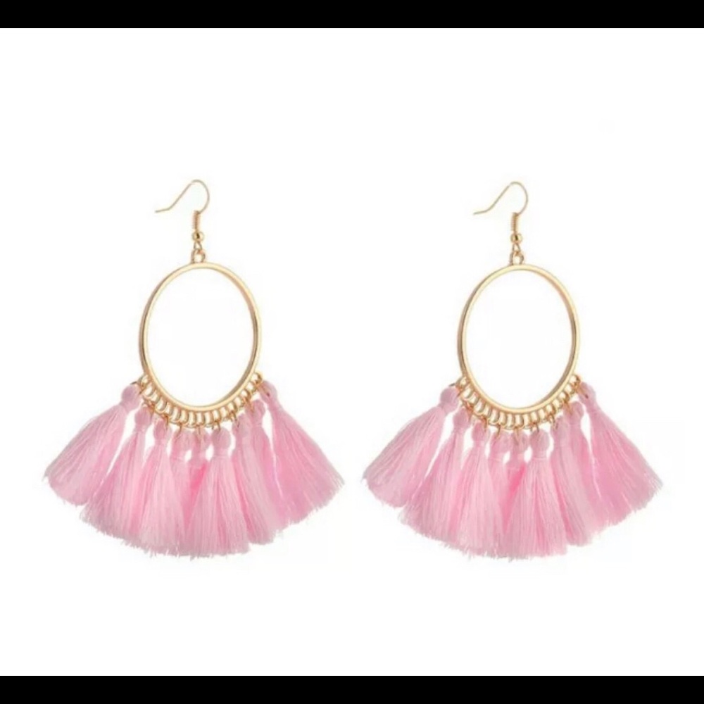 🔥Fringe BOHO Dangle Earrings NWT🏷 - Picture 4 of 8